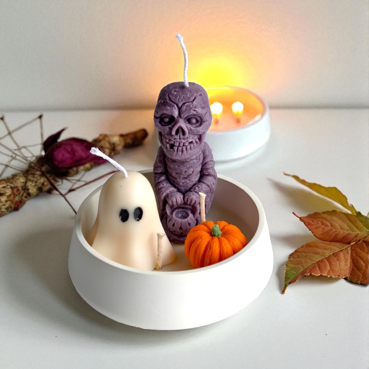 Halloween Candle Gift Set – Pumpkin Spice
