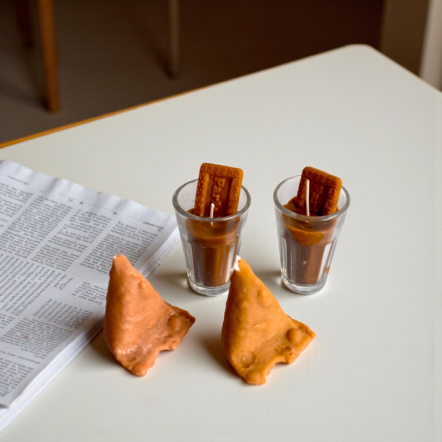 Chai Samosa Candle – Handcrafted Soy Wax Candle Inspired by India’s Favorite Combo