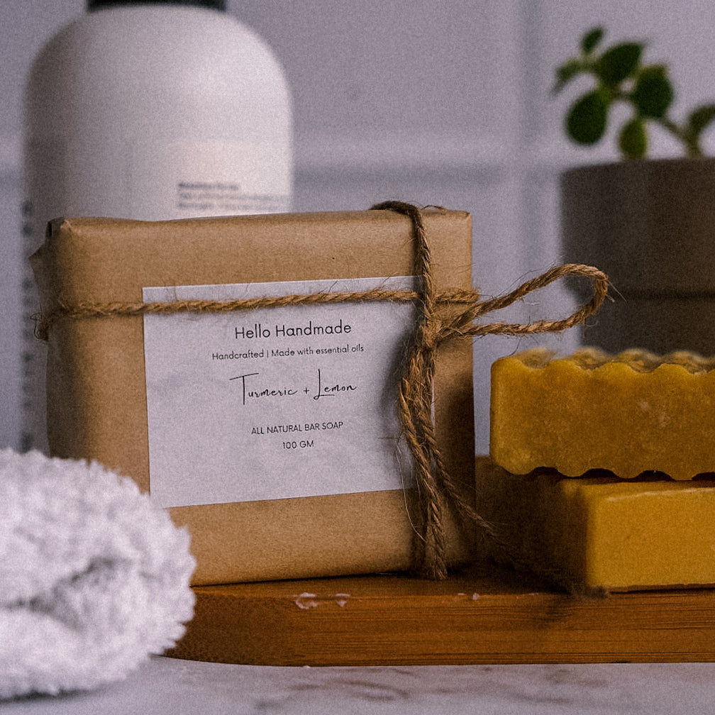 Handmade Artisanal Bar Soap (Pack of 3)