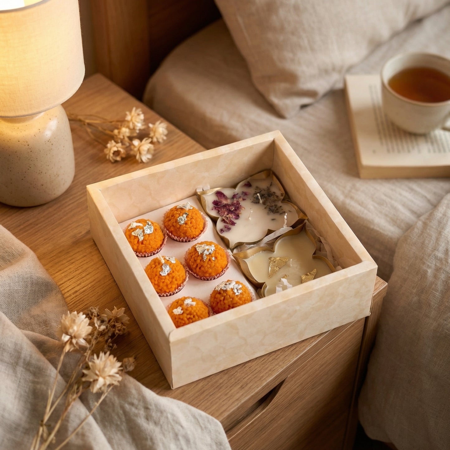 Handcrafted Candle & Wax Gift Box | Premium Home Fragrance Gifting Set