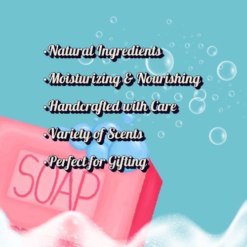 Handmade Artisanal Bar Soap (Pack of 3)