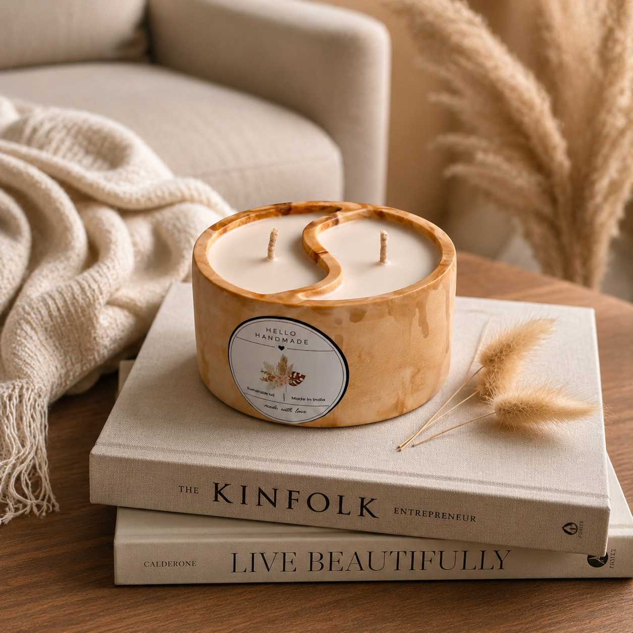Balance Glow – Yin-Yang Jar Candle
