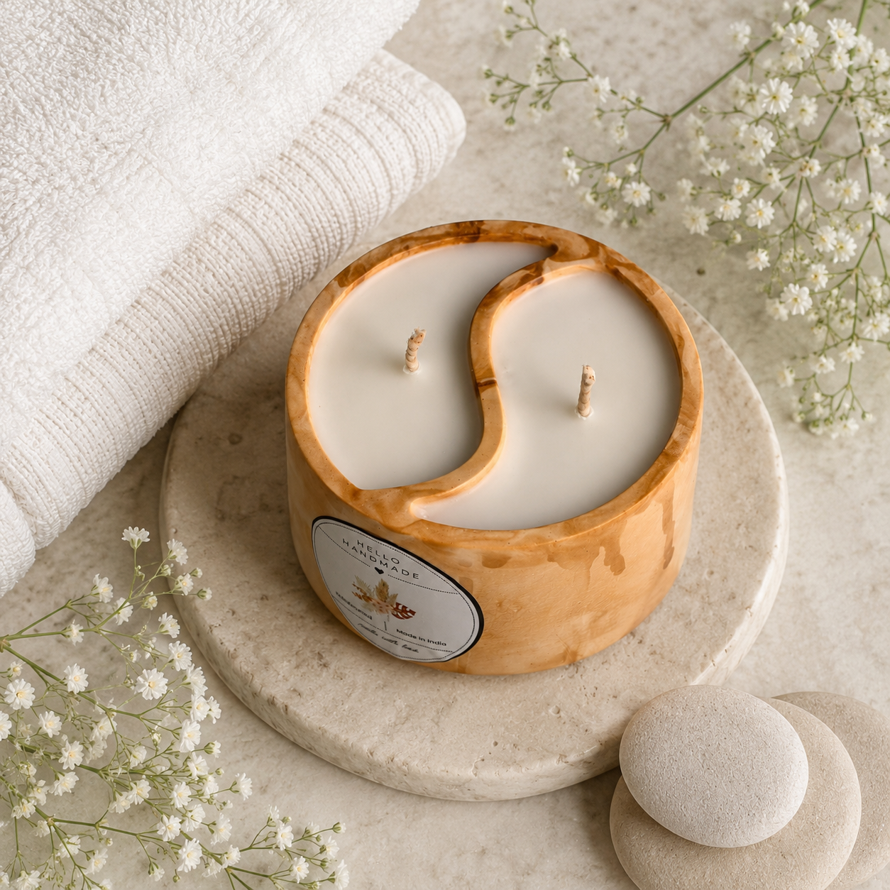 Balance Glow – Yin-Yang Jar Candle