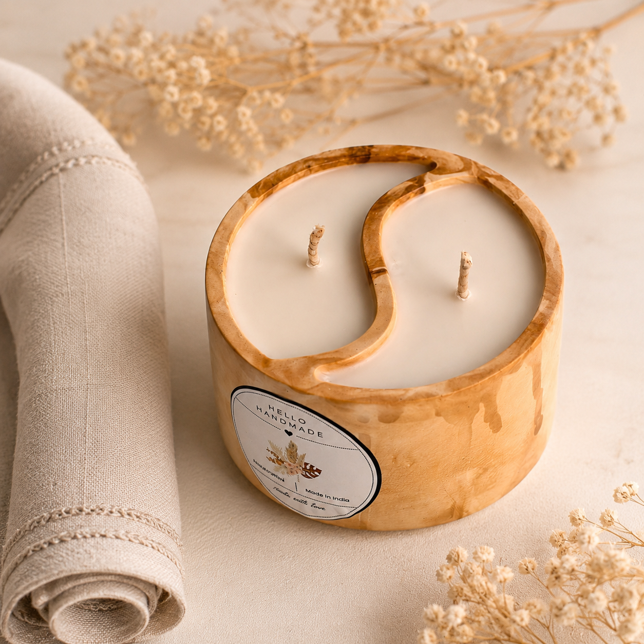 Balance Glow – Yin-Yang Jar Candle