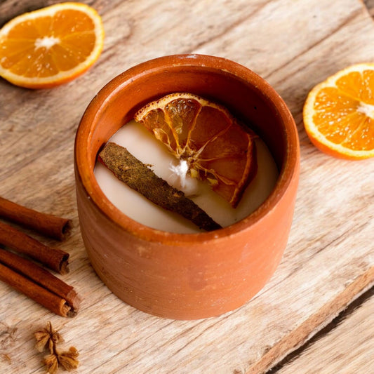 Terracotta Candle