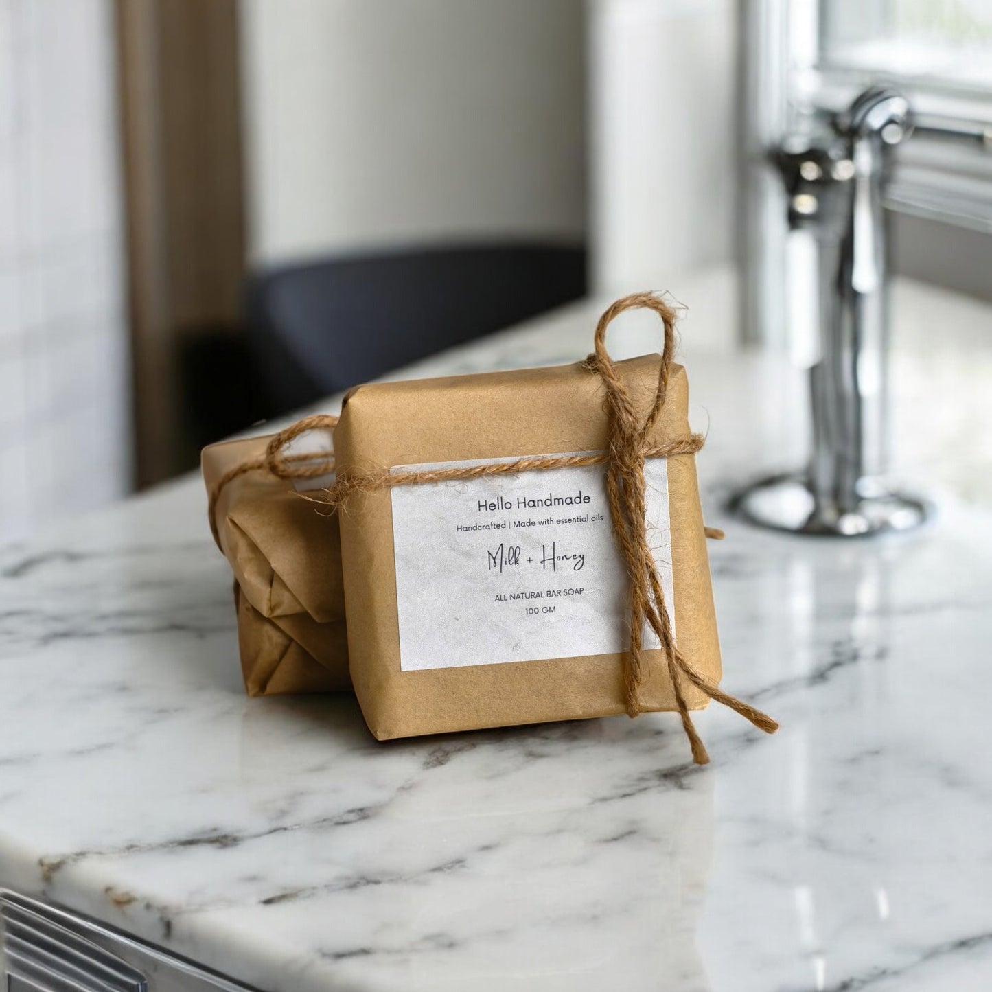 Handmade Artisanal Bar Soap (Pack of 3)