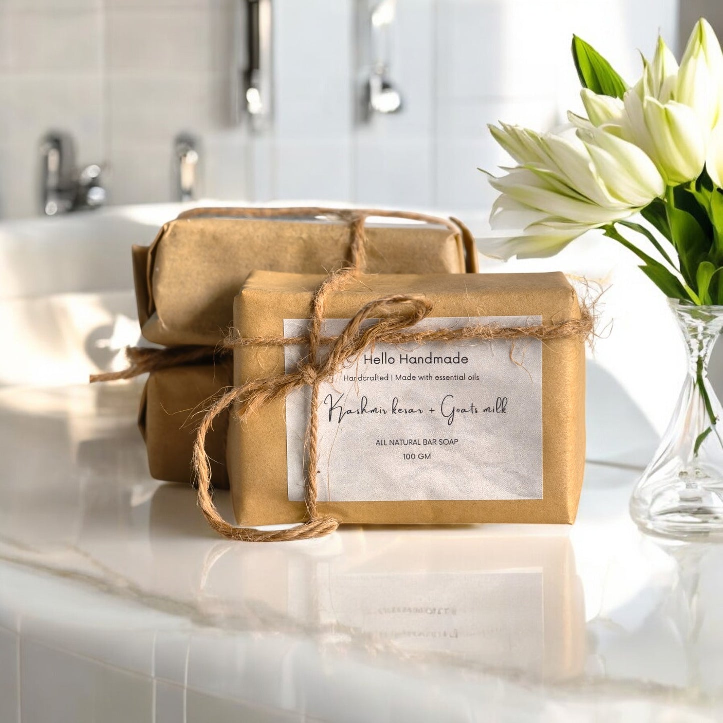 Handmade Artisanal Bar Soap (Pack of 3)