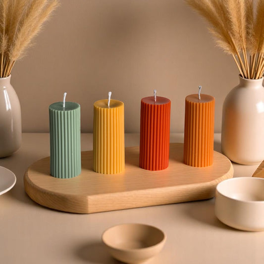Pillar Candle Pack of 4