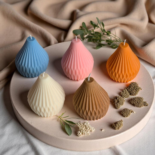 Cone Candle ( Vanilla scent )