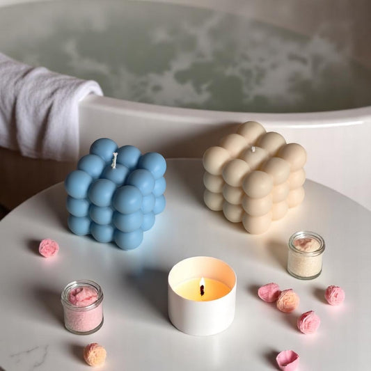 Large Bubble Candle Set