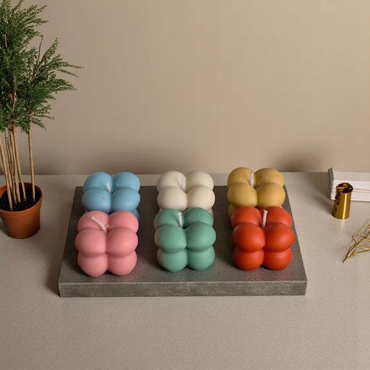 Small Bubble Candle Set
