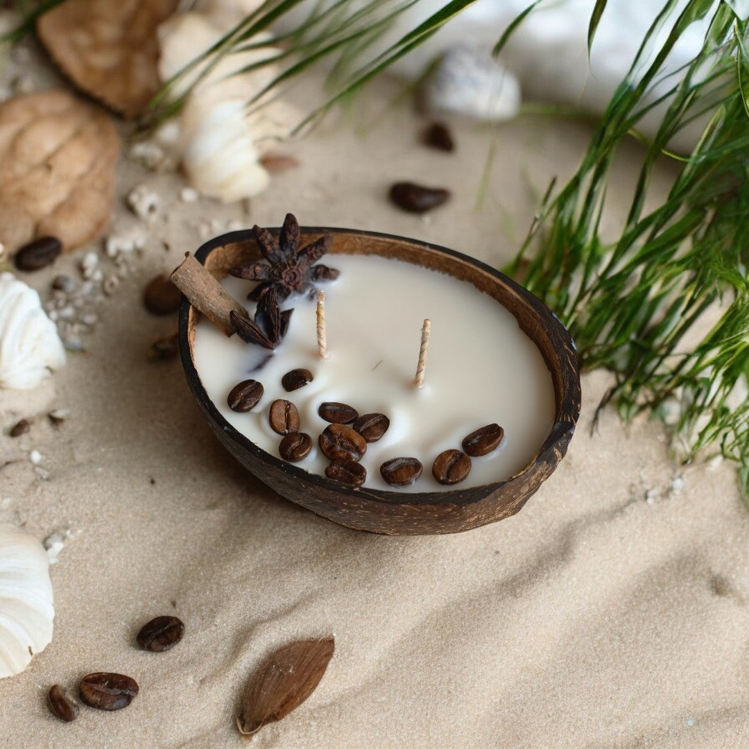 Coconut Shell Candle