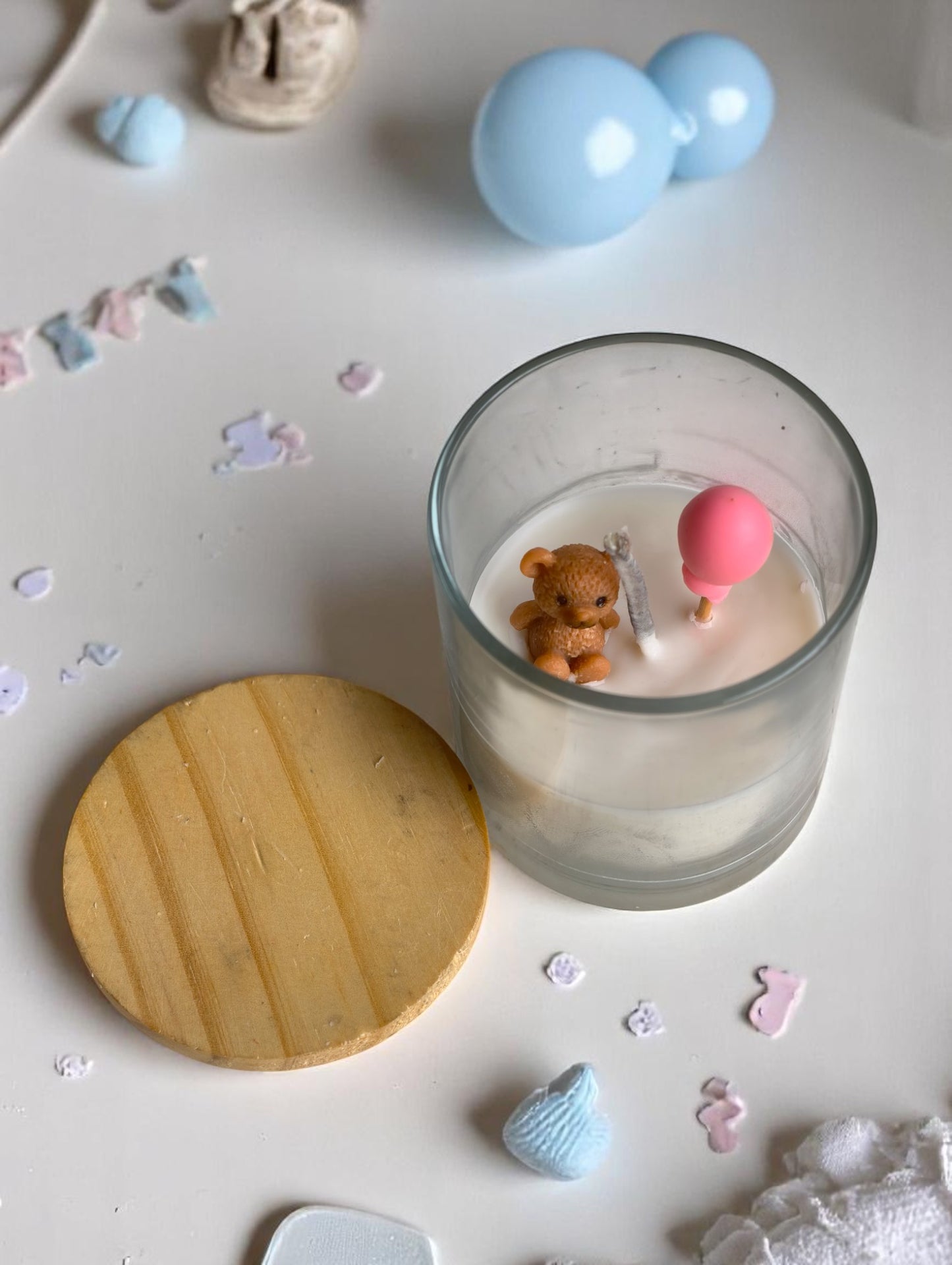 Baby Shower Set of 2 Jar Candle (Vanilla)
