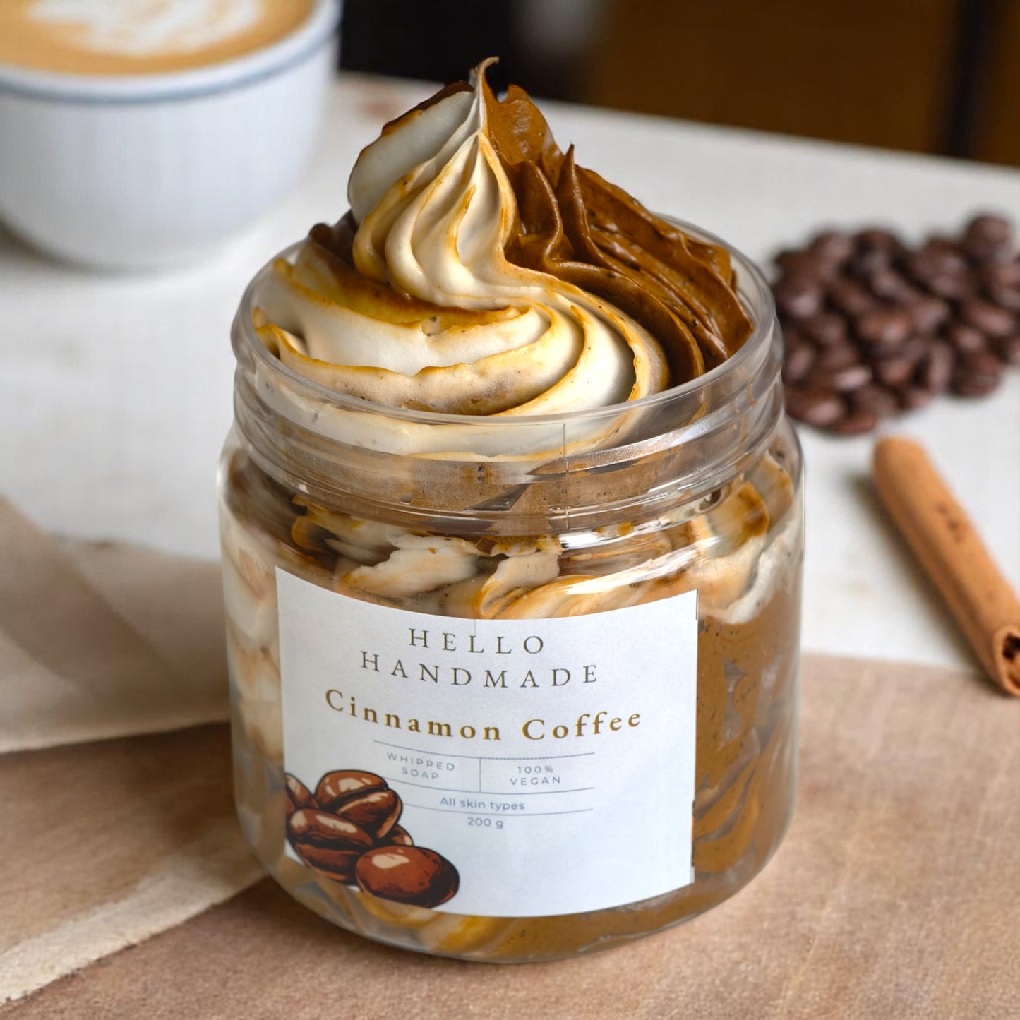 Hello Handmade Whipped Soap – 100% Vegan & Skin-Loving