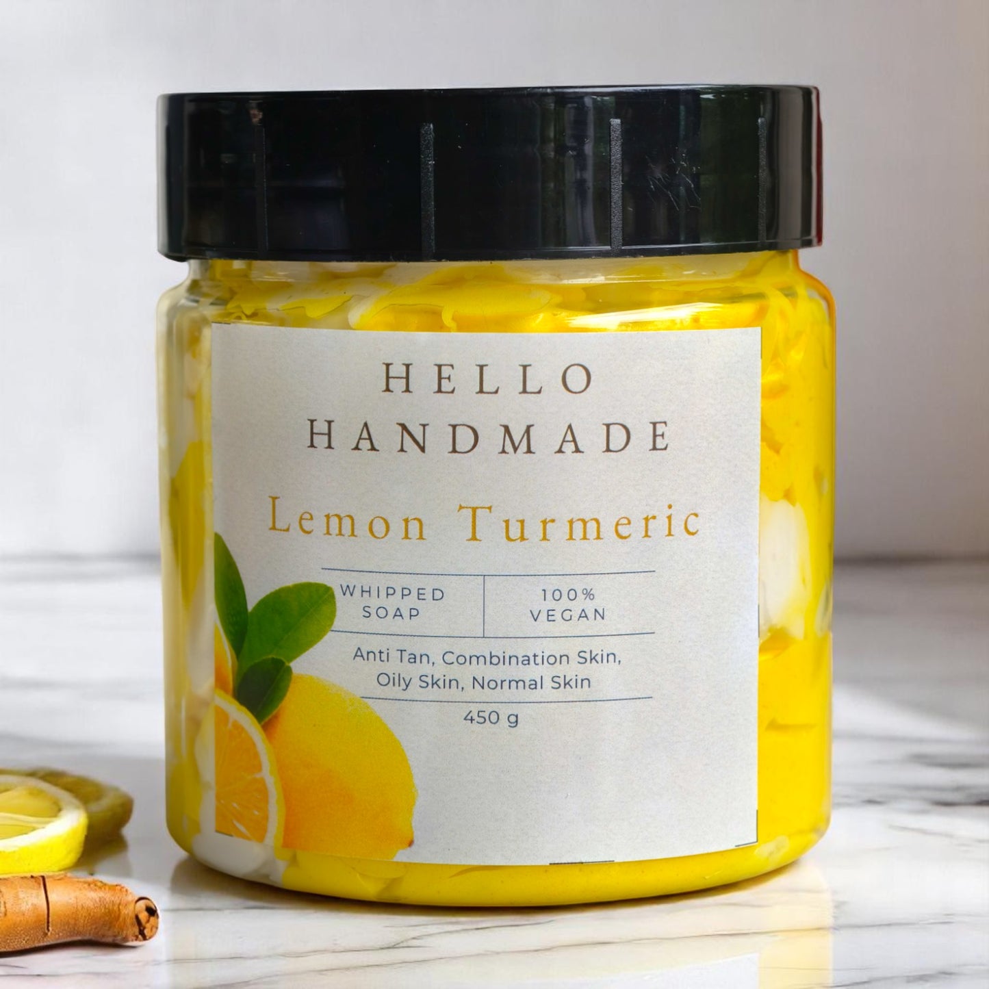 Hello Handmade Whipped Soap – 100% Vegan & Skin-Loving