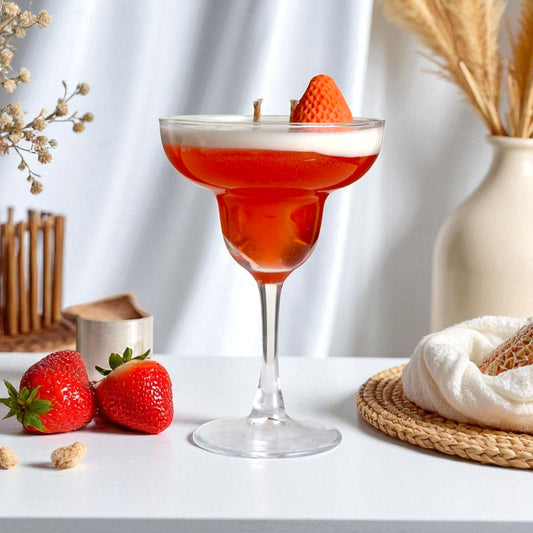 Strawberry Martini Candle – Sweet & Stylish Glow