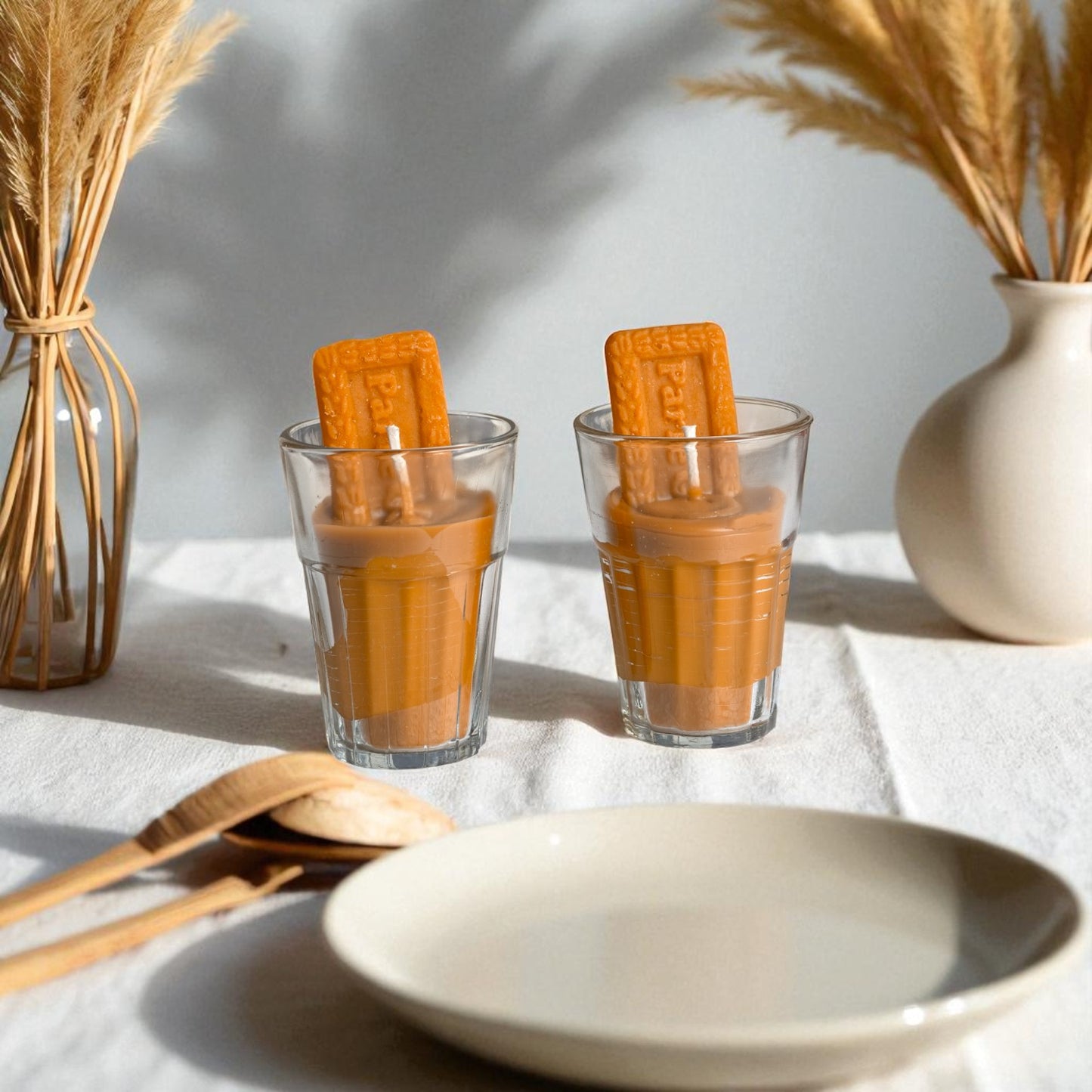 Parle-G Chai Glass Candle Set (Set of 2)