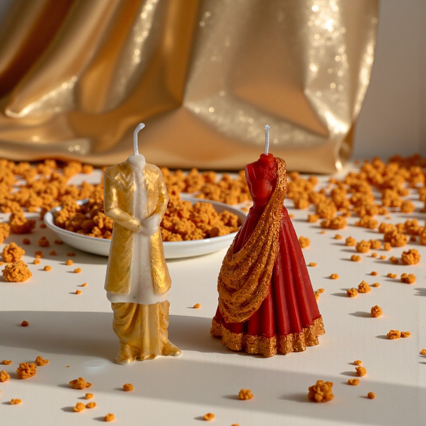 Bride & Groom Candle Set – Festive Limited Edition