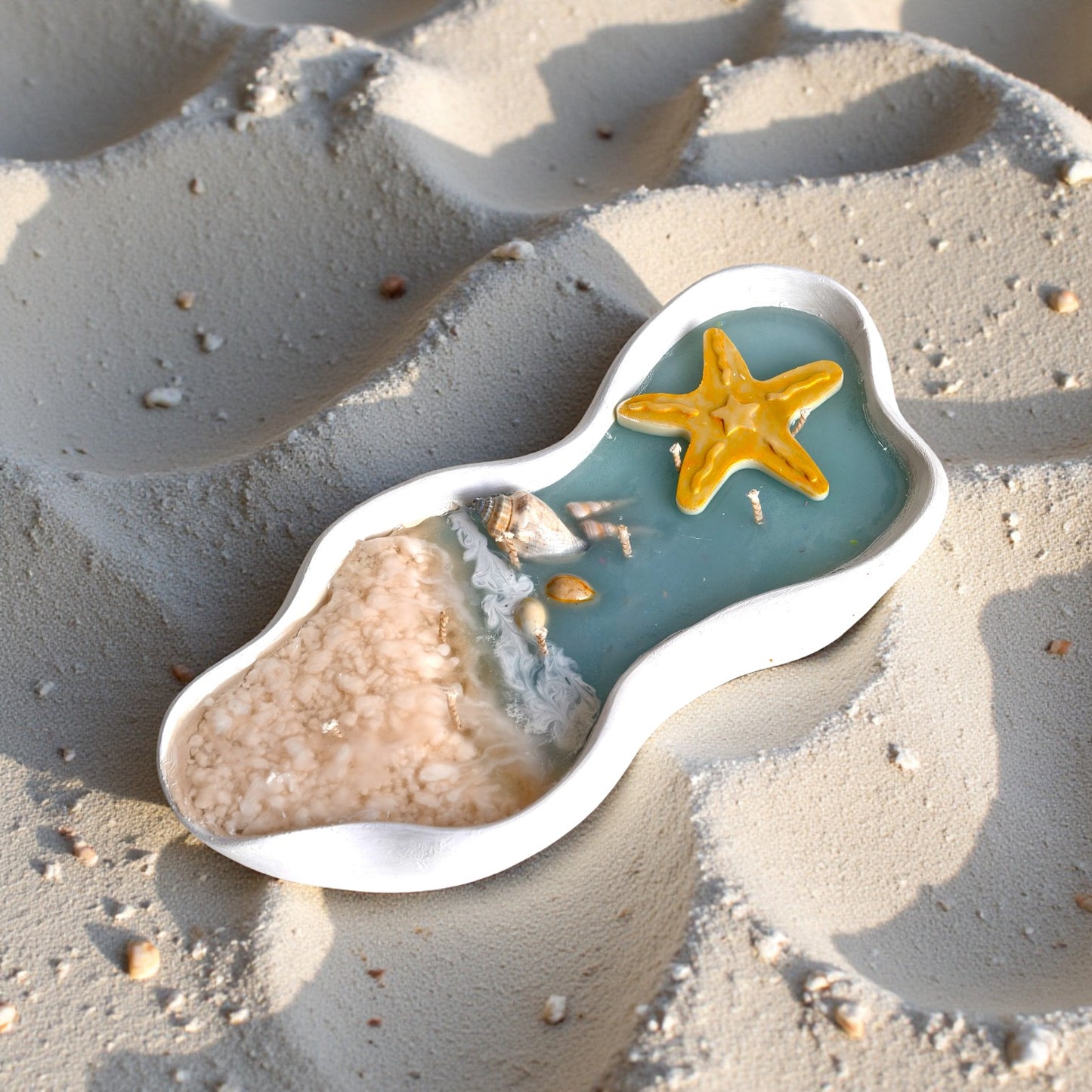 Luminous Tide – Glow-in-the-Dark Ocean Breeze Candle | Bioluminescent Sea-Inspired | Hand-Poured Soy Wax