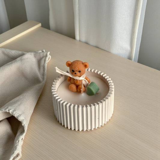 Teddy Hug Candle – Handcrafted Whimsy in Wax