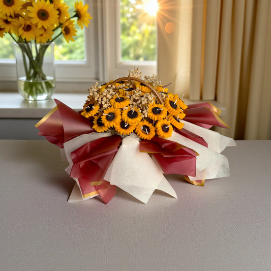 Sunflower Serenade Candle Bouquet – Handcrafted Joy in Bloom