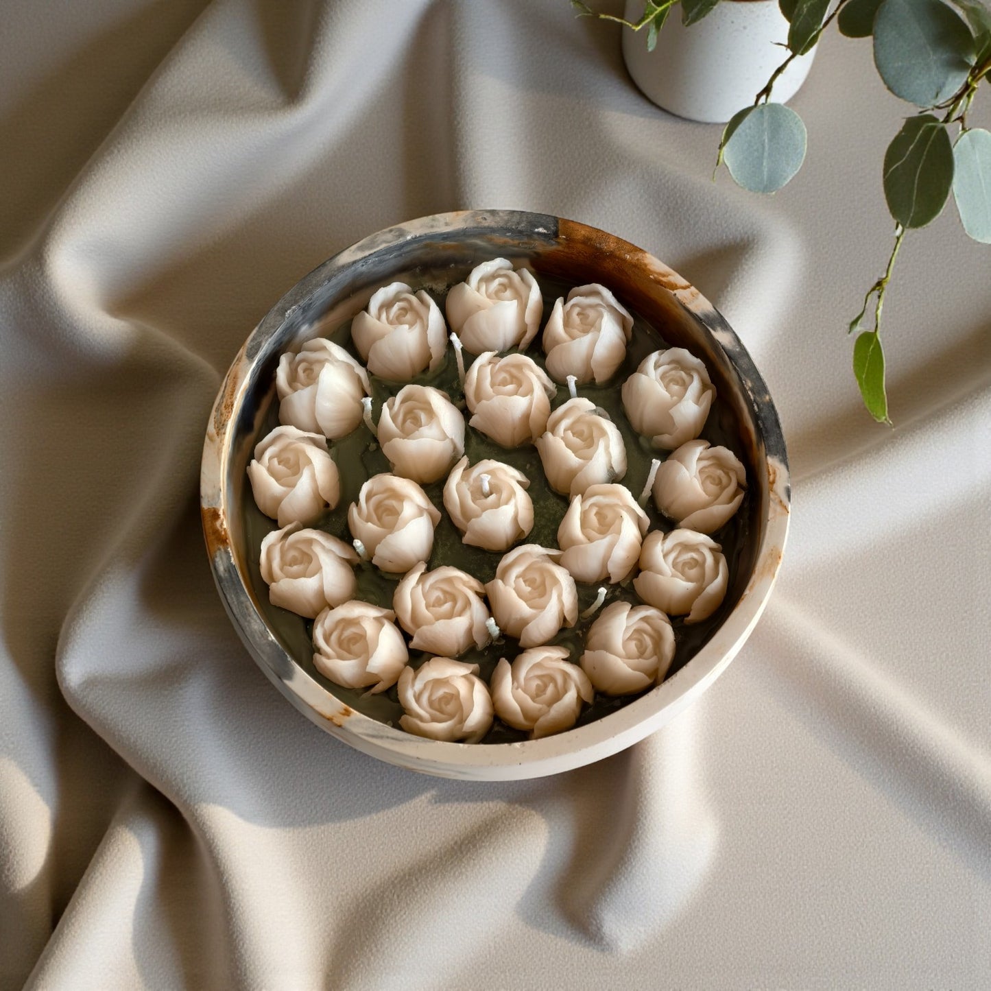 Tulairies Garden – Jesmonite Tulip Bowl Candle