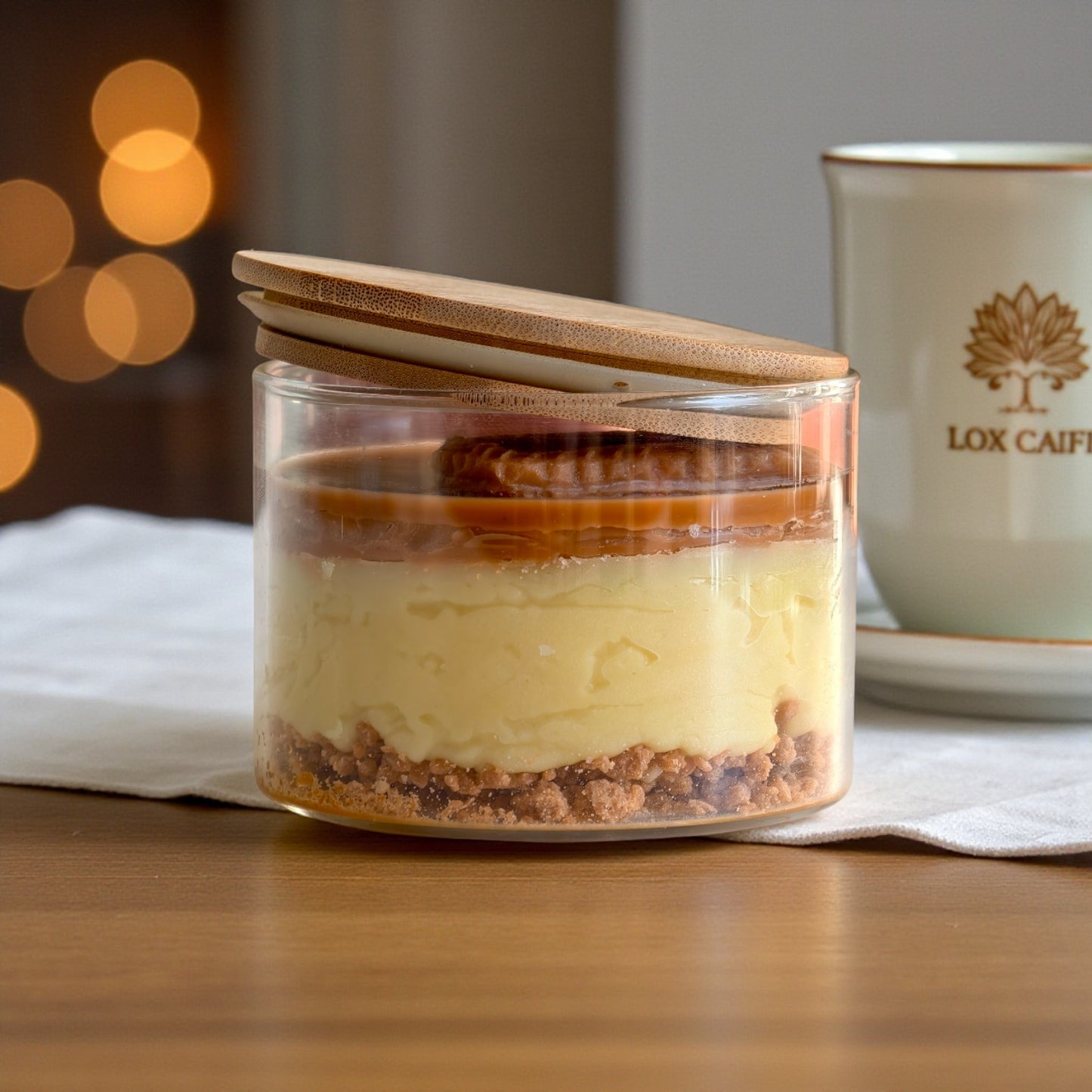 Lotus Biscoff Dessert Candle – Handcrafted Gourmet-Inspired Home Fragrance