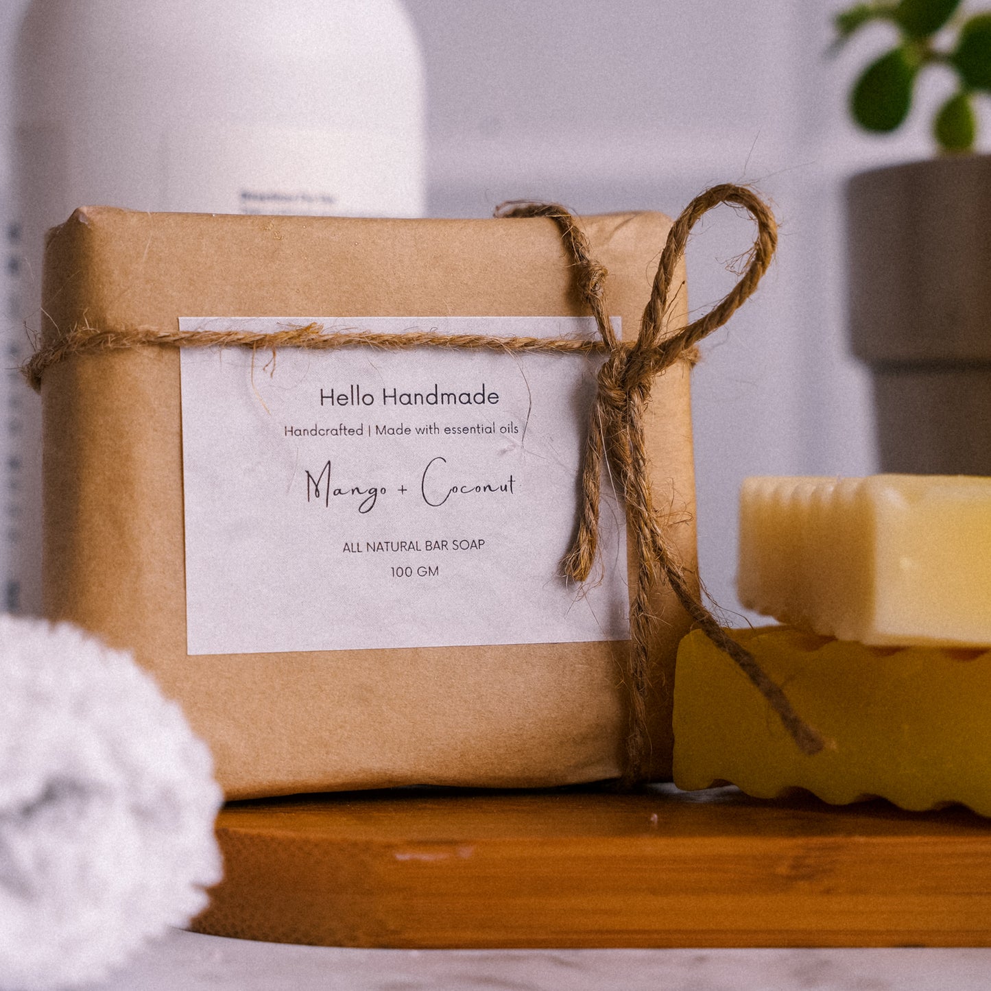 Handmade Artisanal Bar Soap (Pack of 3)