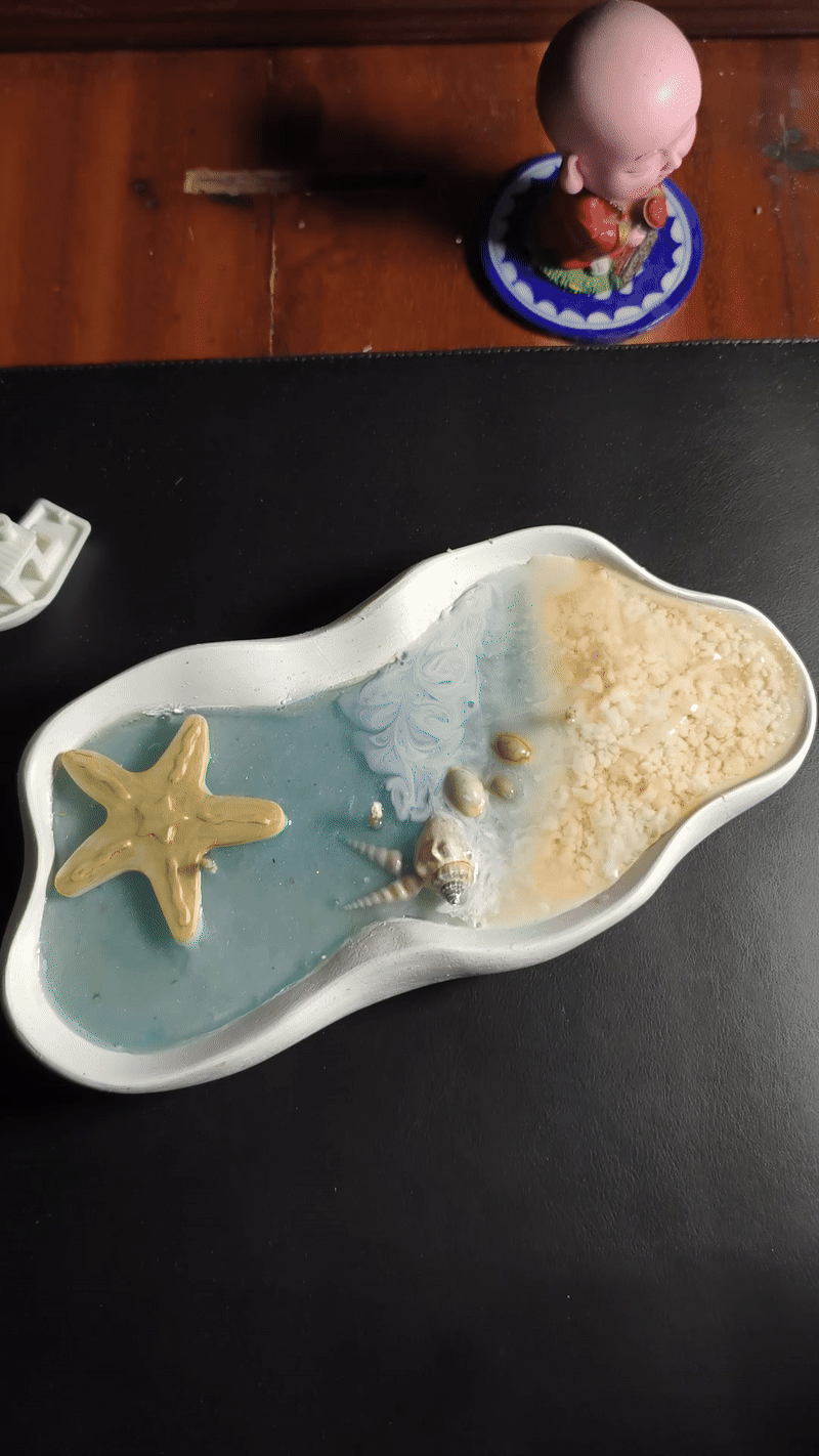 Luminous Tide – Glow-in-the-Dark Ocean Breeze Candle | Bioluminescent Sea-Inspired | Hand-Poured Soy Wax