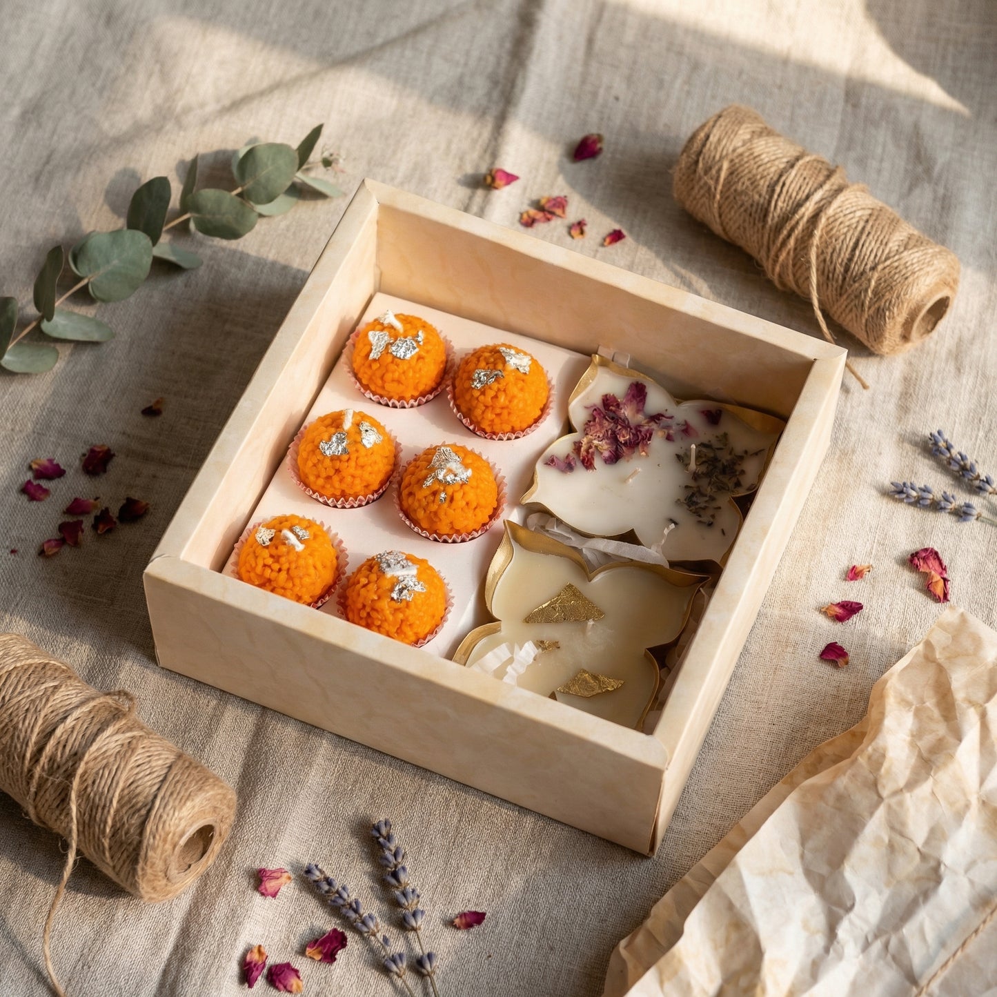 Handcrafted Candle & Wax Gift Box | Premium Home Fragrance Gifting Set