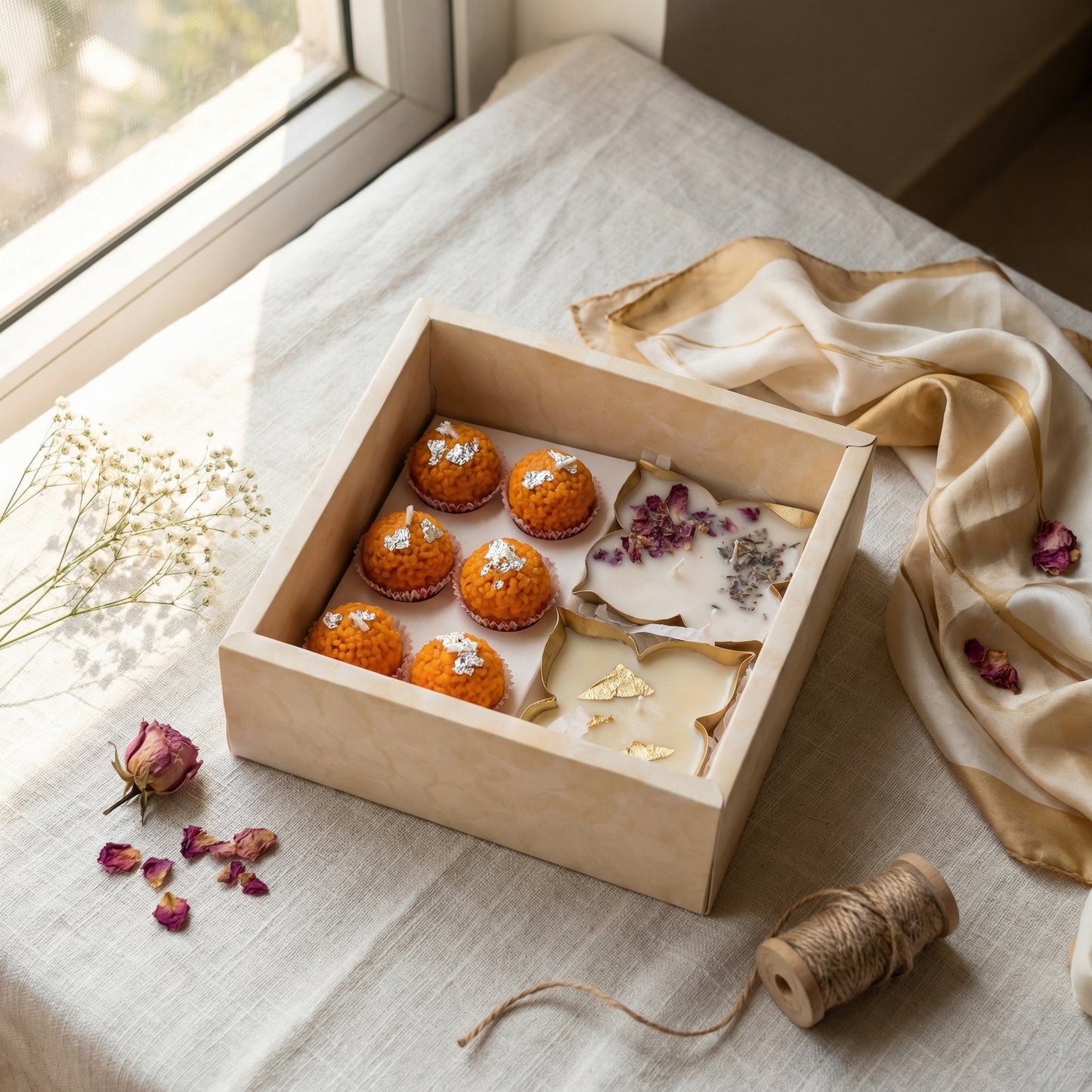 Handcrafted Candle & Wax Gift Box | Premium Home Fragrance Gifting Set