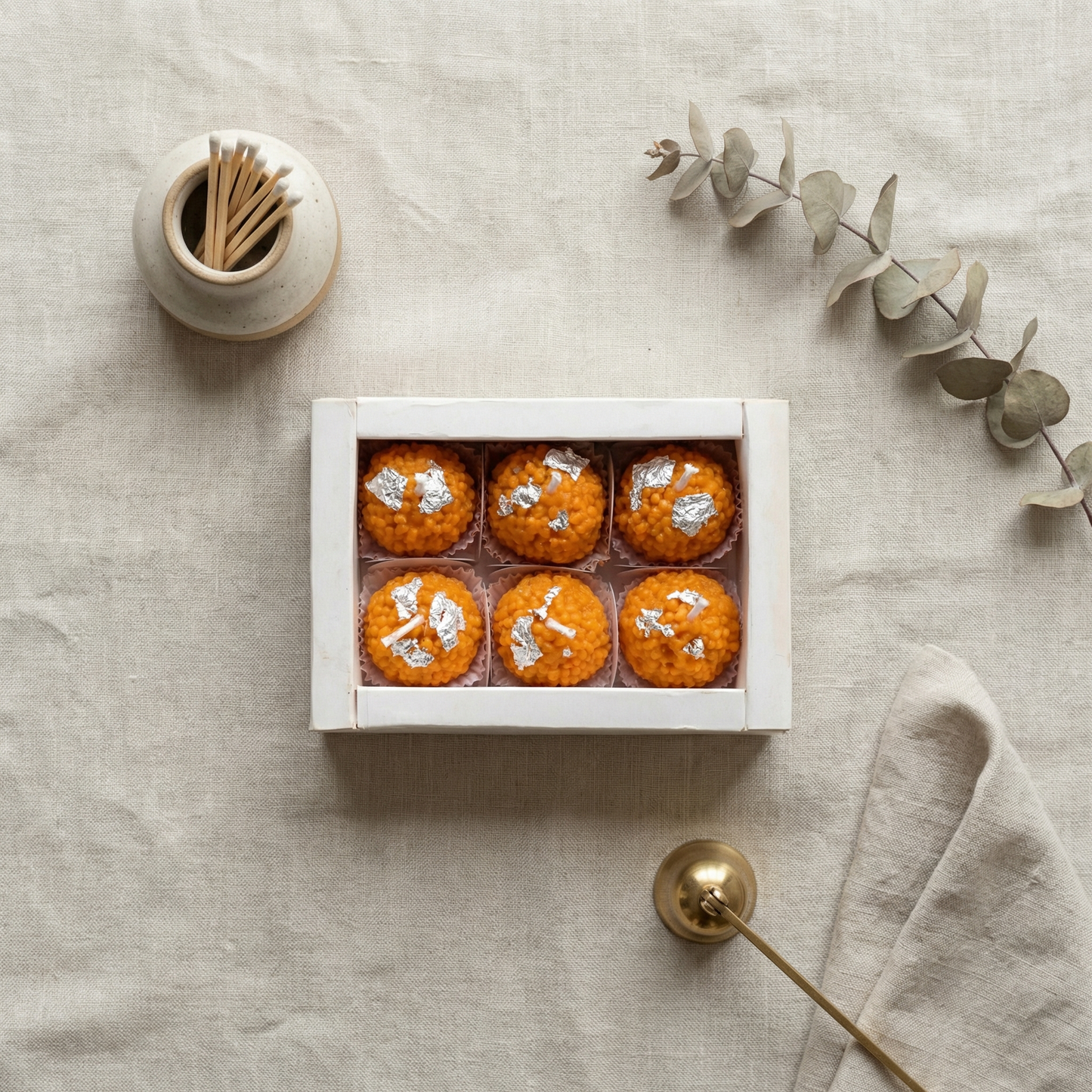 Handcrafted Candle Gift Box | Premium Decorative Candle Set for Gifting & Celebrations