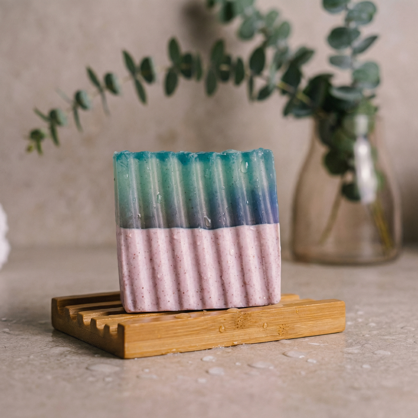 Rose Clay Aloe Vera Bar Soap Pack of 3 | Handmade Gentle Exfoliating Soap for Hydrated, Calm & Radiant Skin | Natural Skincare for All Skin Types