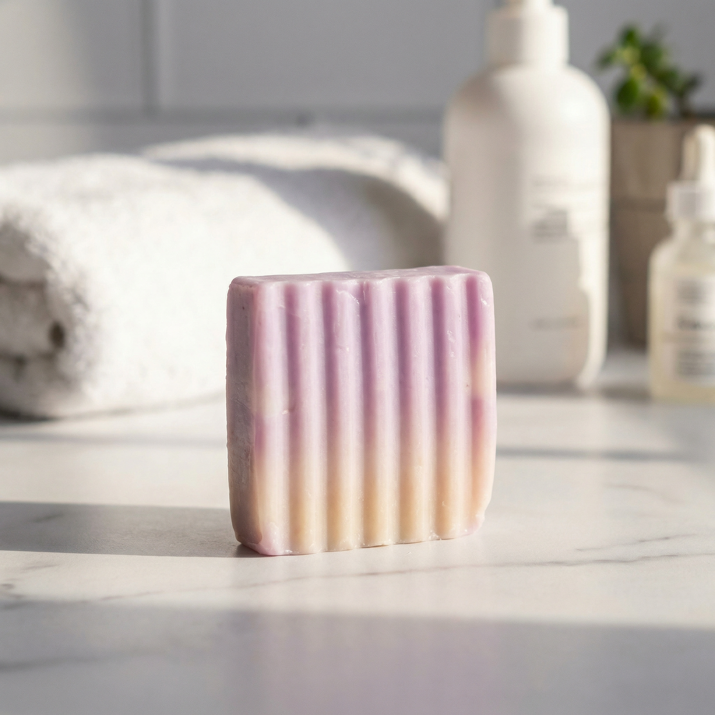 Lavender Vanilla Bar Soap Pack of 3 | Handmade Hydrating Cleanser for Acne Care, Wrinkle Reduction & Deep Moisturization | Gentle Skincare for Normal to Dry Skin