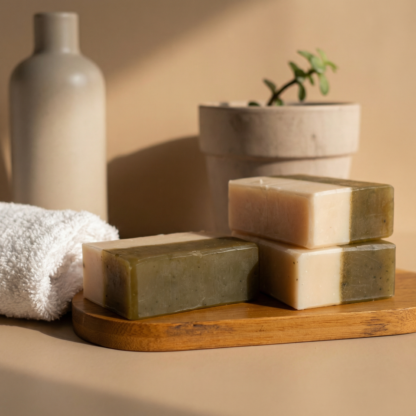 Lemongrass & Neem Handmade Bar Soap Pack of 3 | Acne-Care, Deep Cleansing & Hydrating Natural Soap for All Skin Types