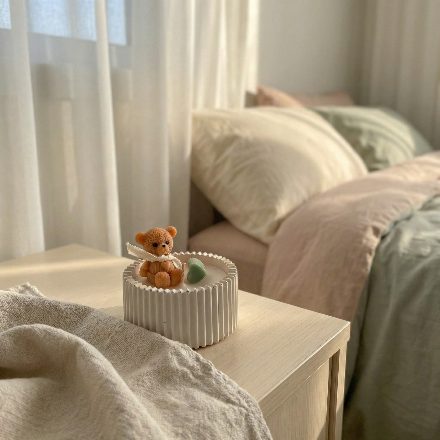 Teddy Hug Candle – Handcrafted Whimsy in Wax