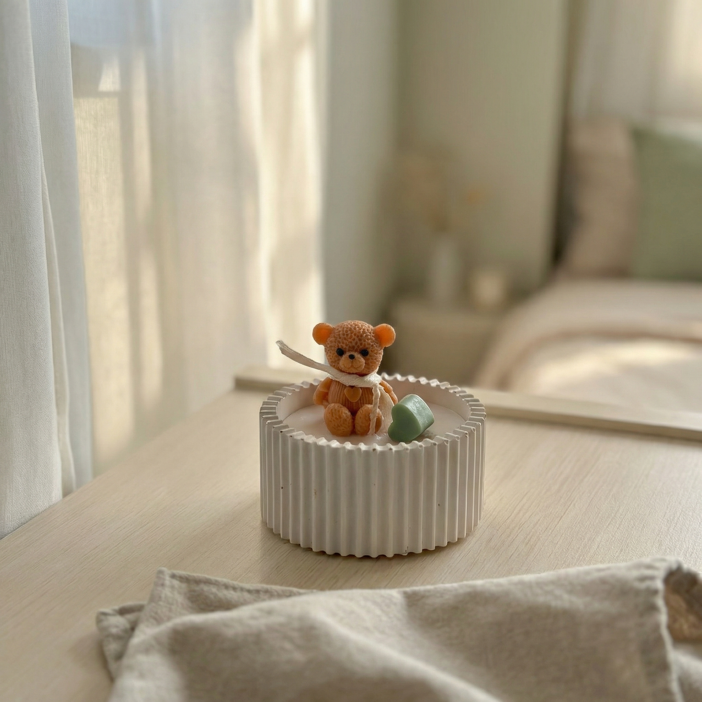 Teddy Hug Candle – Handcrafted Whimsy in Wax