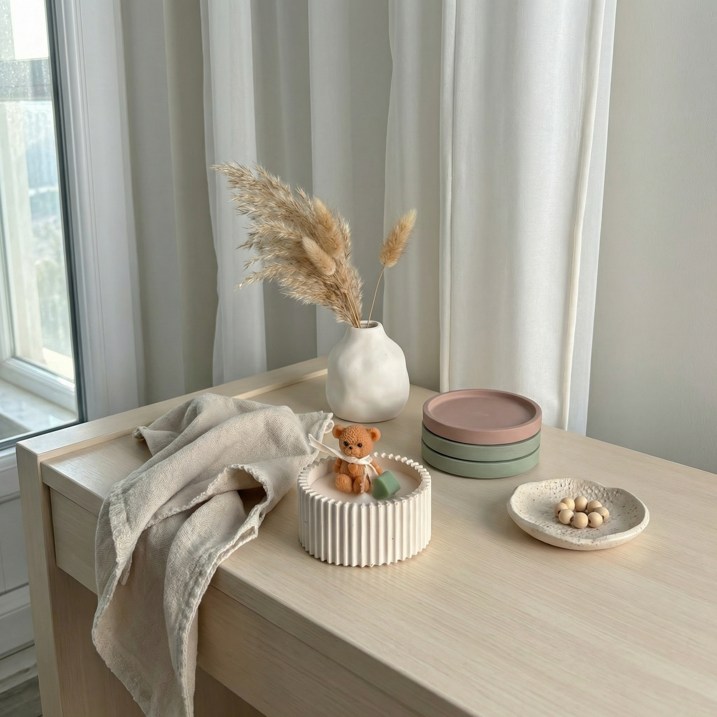 Teddy Hug Candle – Handcrafted Whimsy in Wax