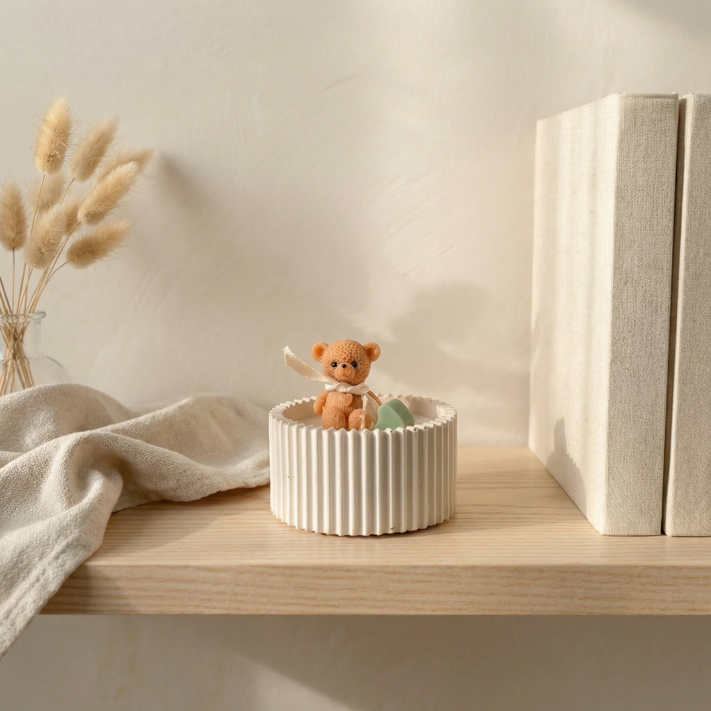 Teddy Hug Candle – Handcrafted Whimsy in Wax