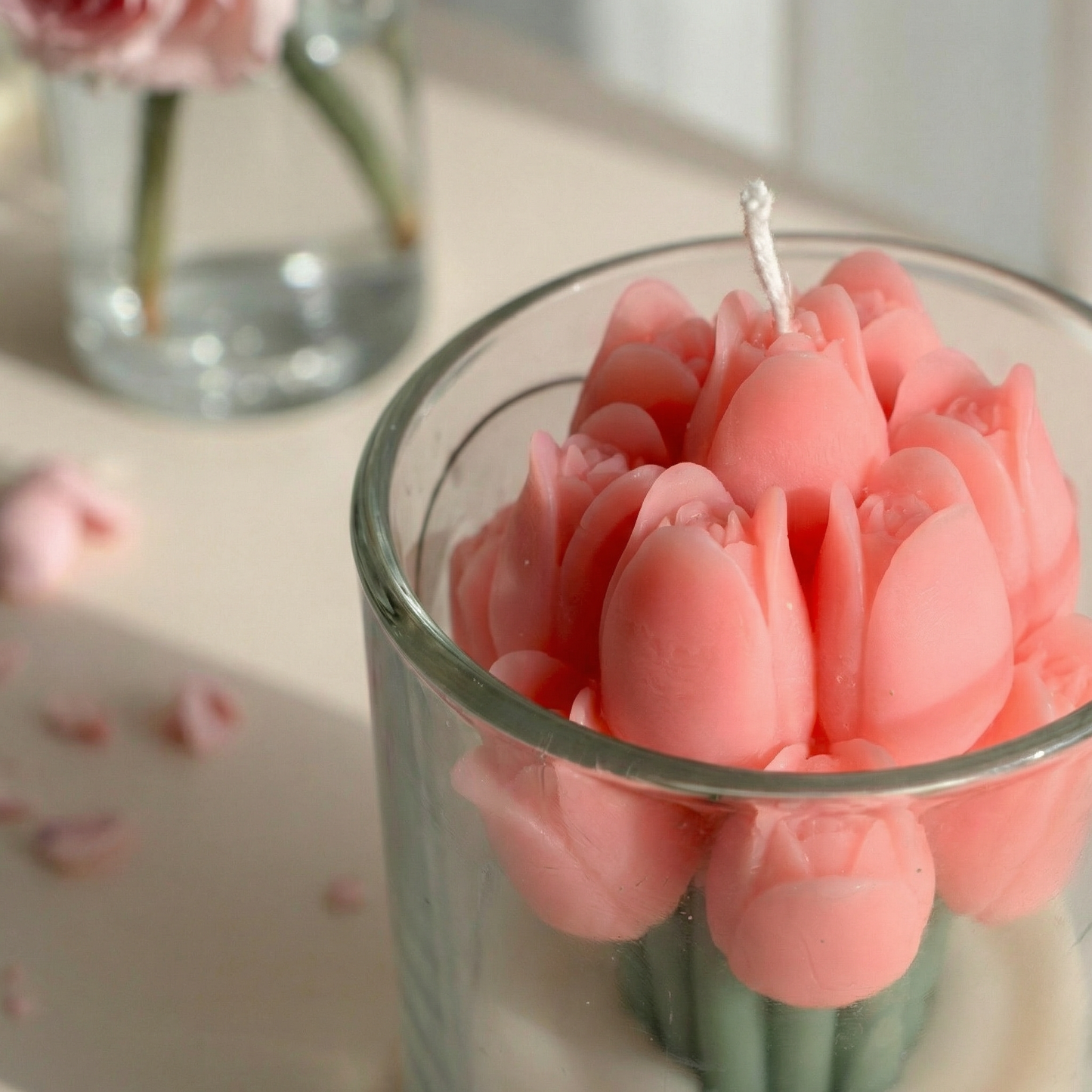 Tulip in a Jar Candle – Handcrafted Floral Elegance