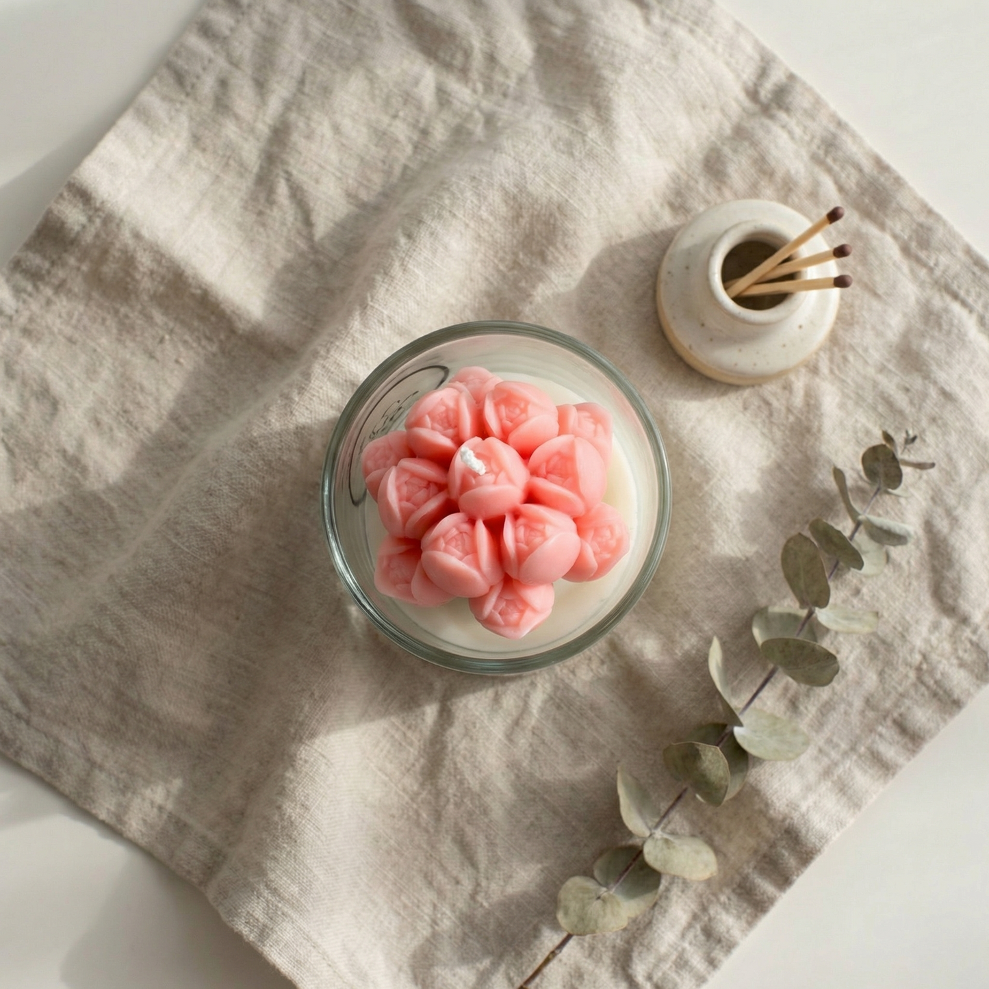 Tulip in a Jar Candle – Handcrafted Floral Elegance