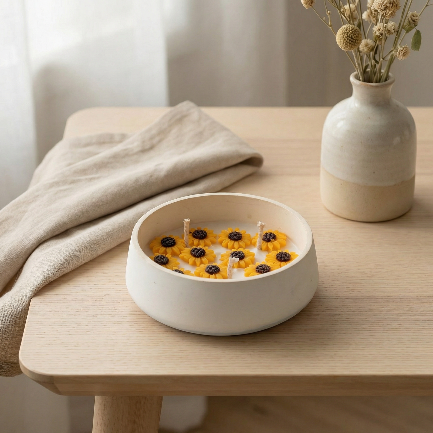 Sunshine Bloom – Sunflower Candle