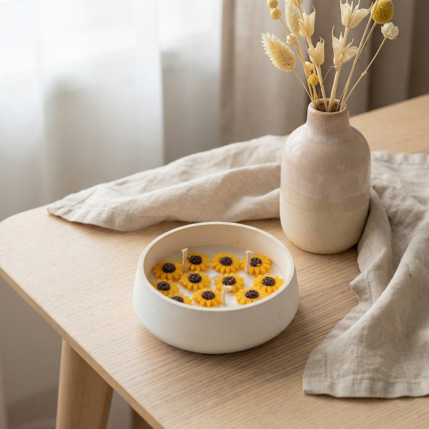 Sunshine Bloom – Sunflower Candle
