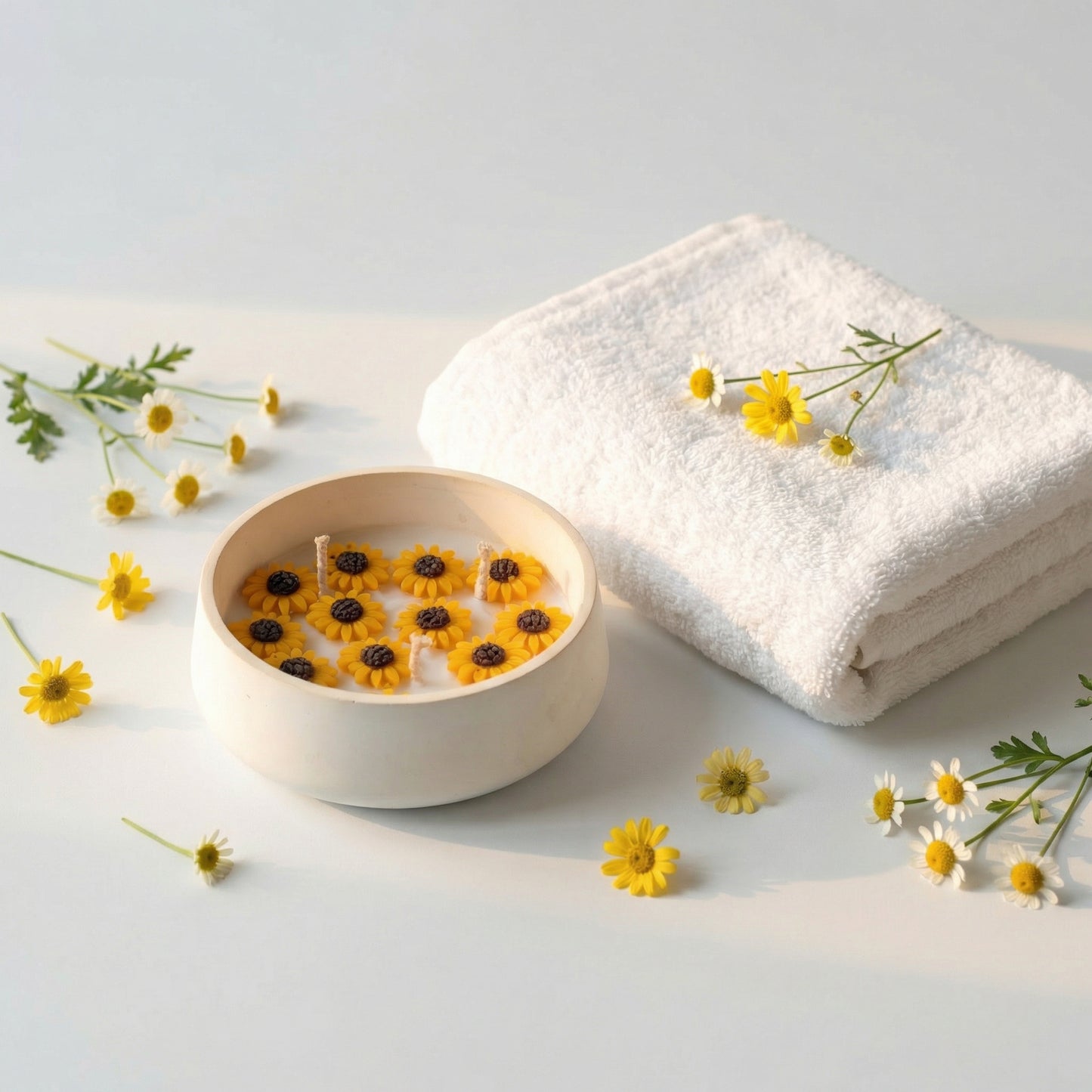 Sunshine Bloom – Sunflower Candle