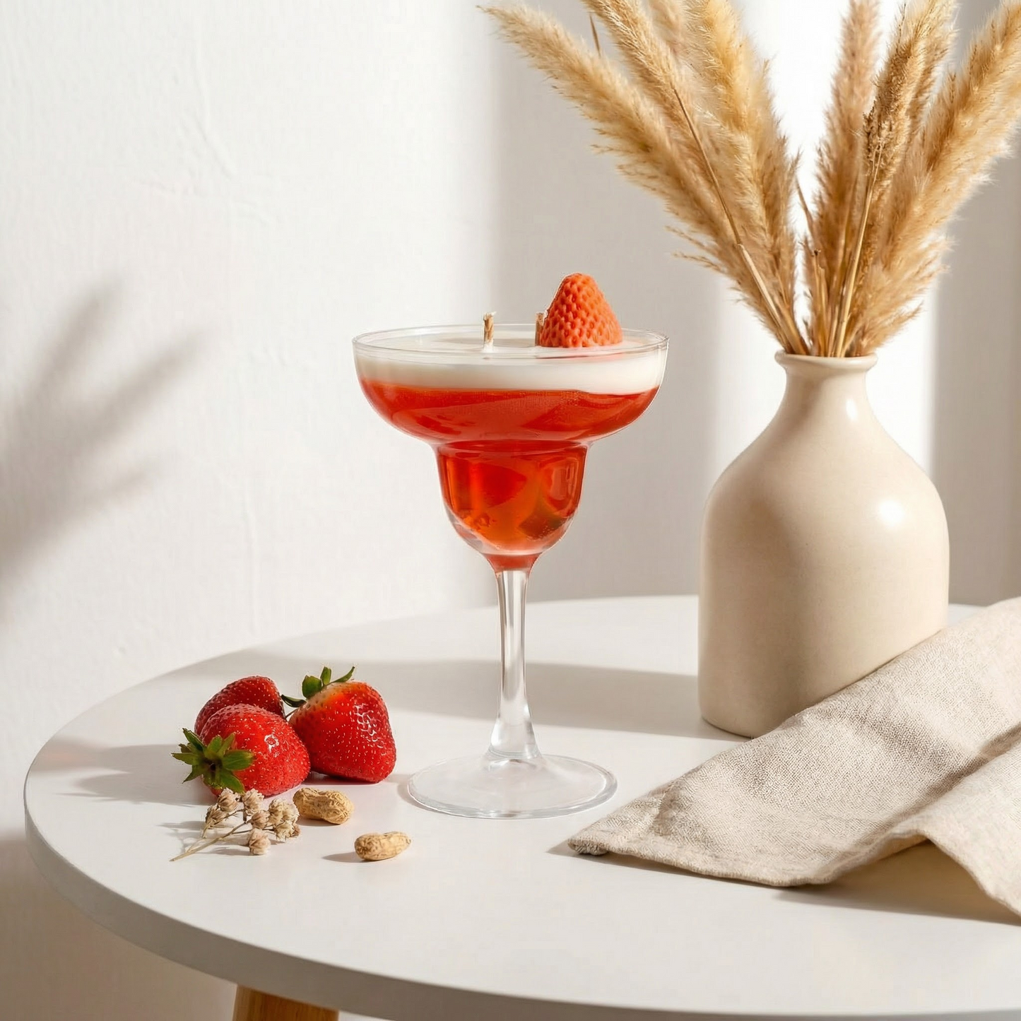 Strawberry Martini Candle – Sweet & Stylish Glow