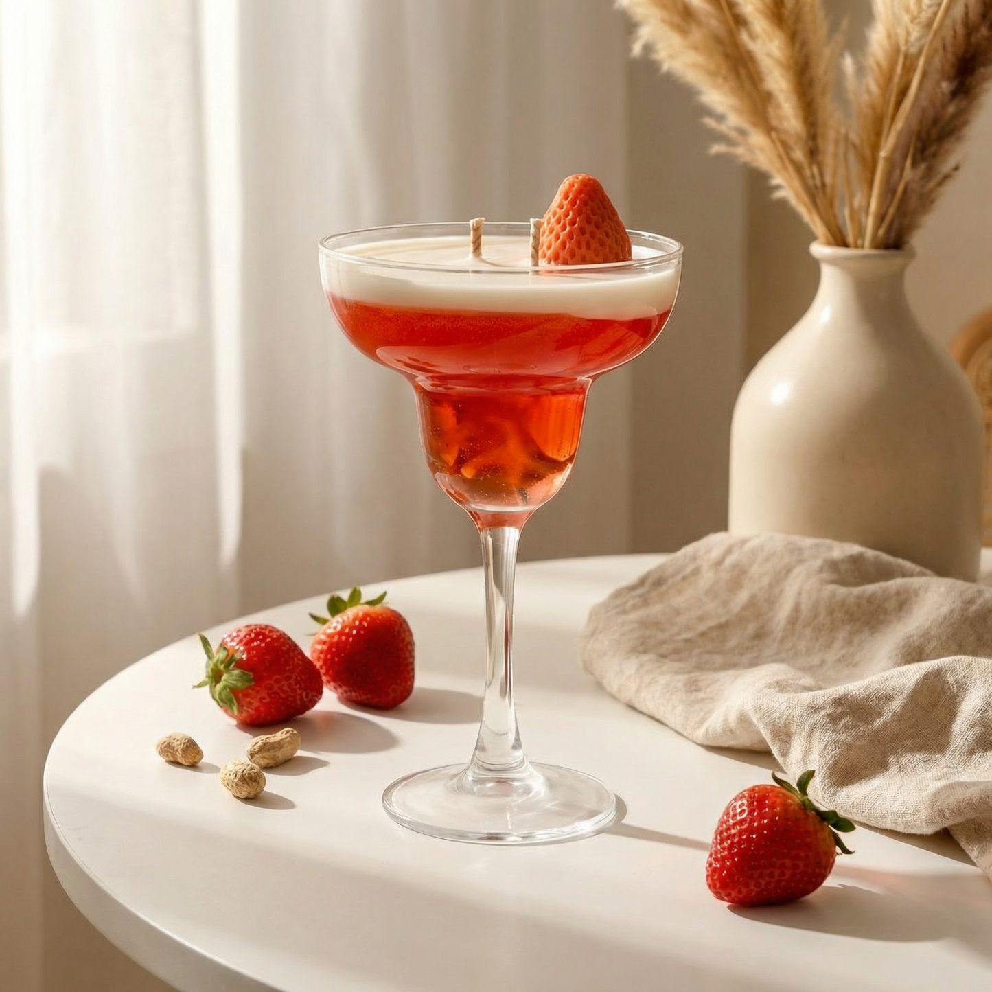 Strawberry Martini Candle – Sweet & Stylish Glow