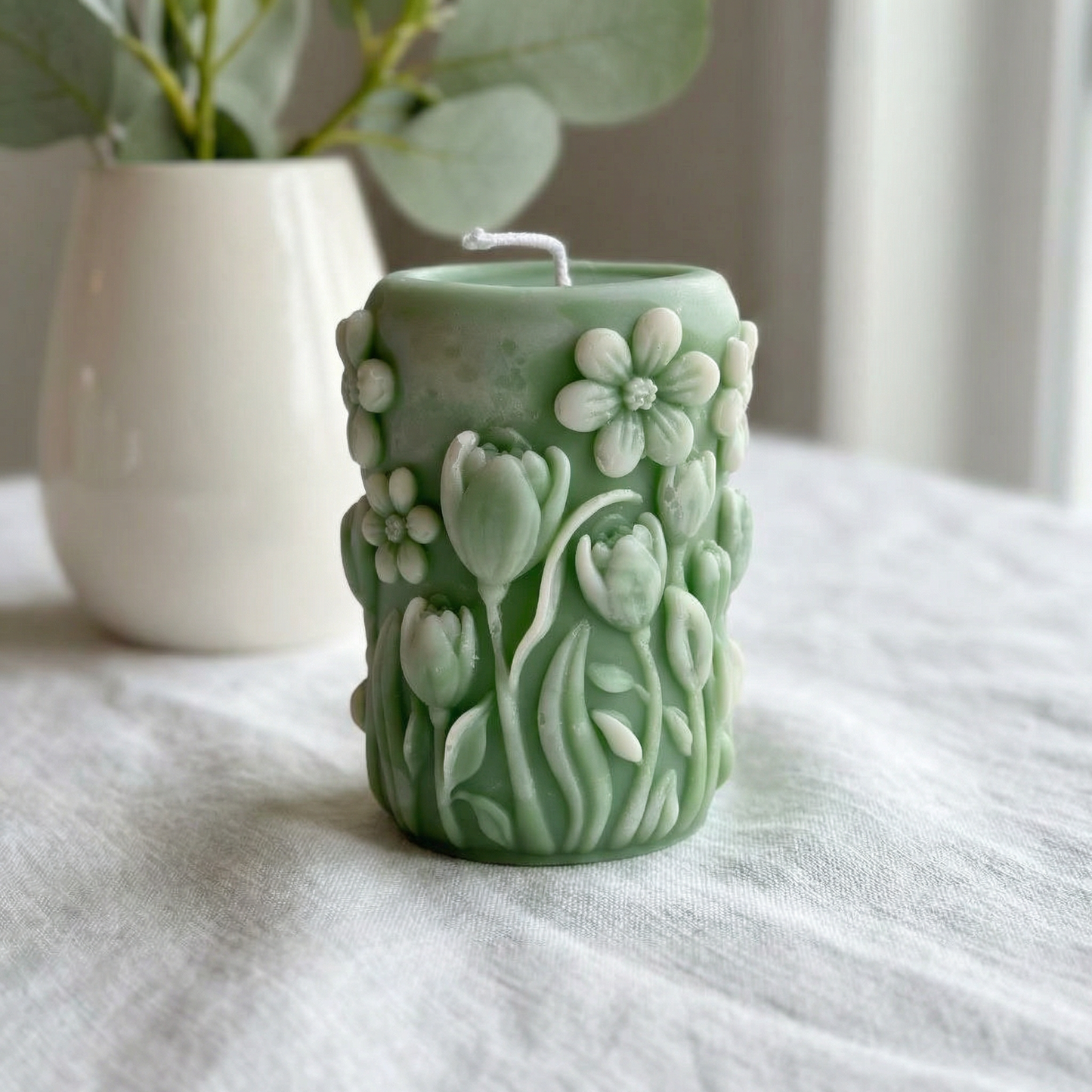 Sage Meadow Candle – Evergreen Forest Scent | Handcrafted Soy-Coconut Wax Candle