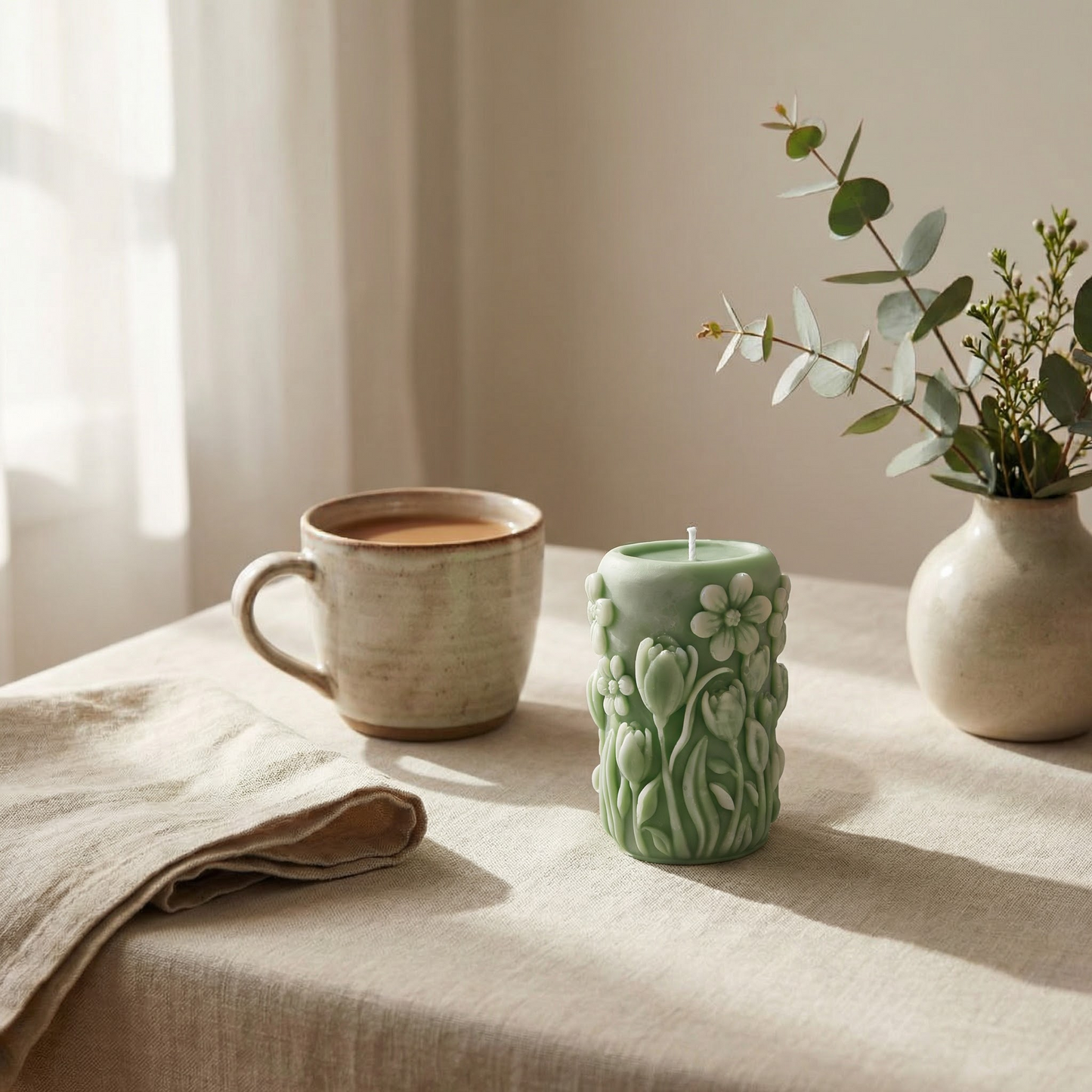 Sage Meadow Candle – Evergreen Forest Scent | Handcrafted Soy-Coconut Wax Candle