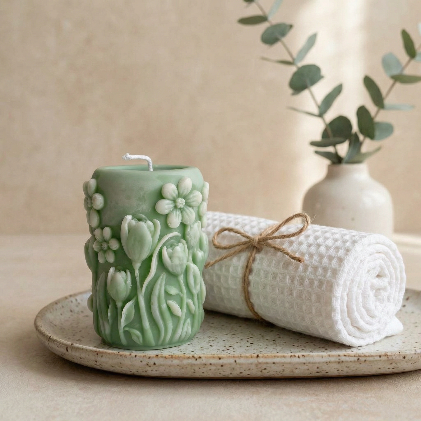 Sage Meadow Candle – Evergreen Forest Scent | Handcrafted Soy-Coconut Wax Candle