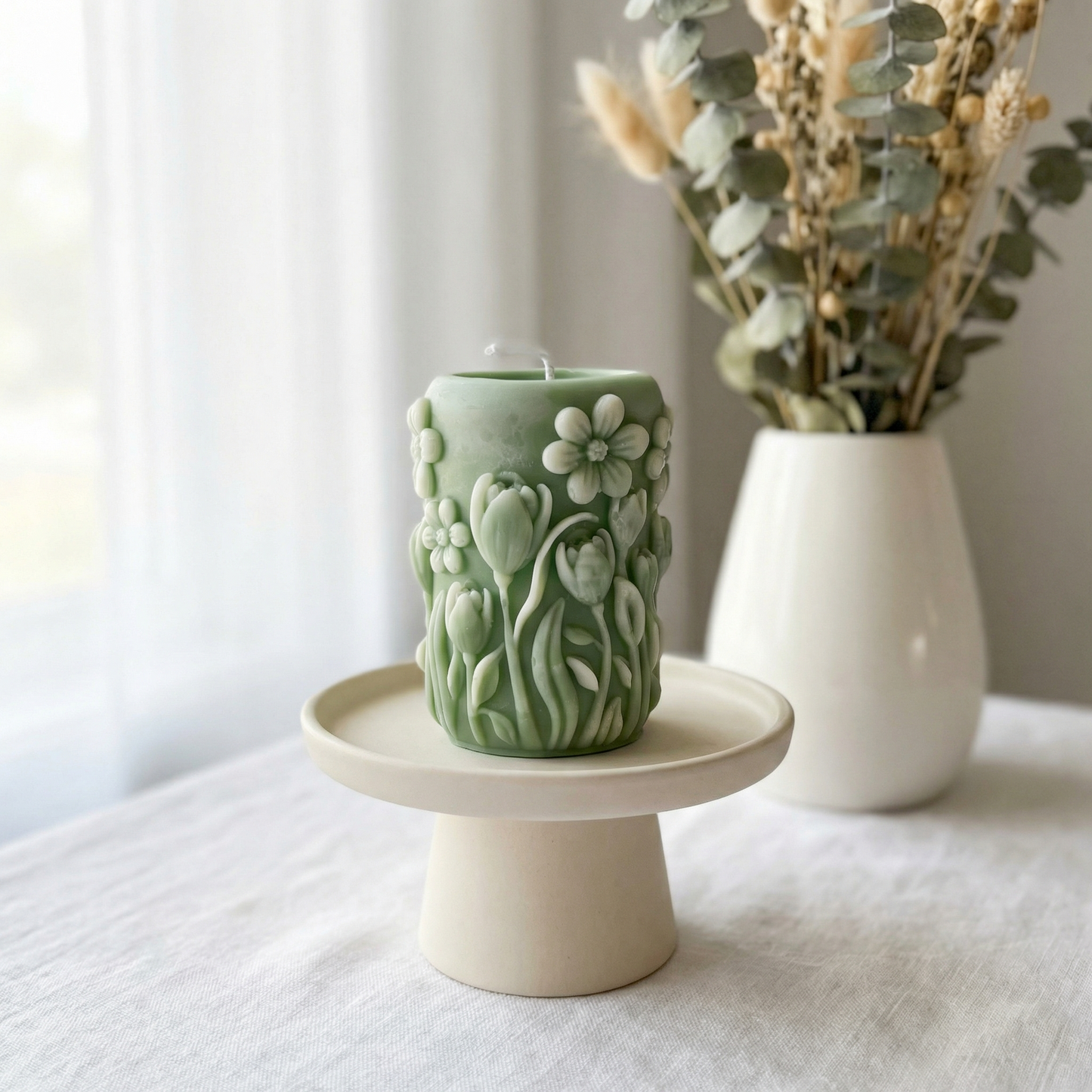 Sage Meadow Candle – Evergreen Forest Scent | Handcrafted Soy-Coconut Wax Candle